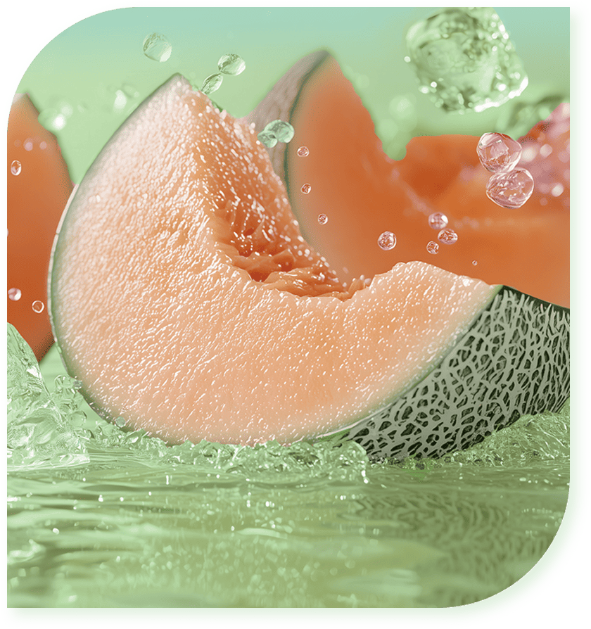 メロンのフレーバー